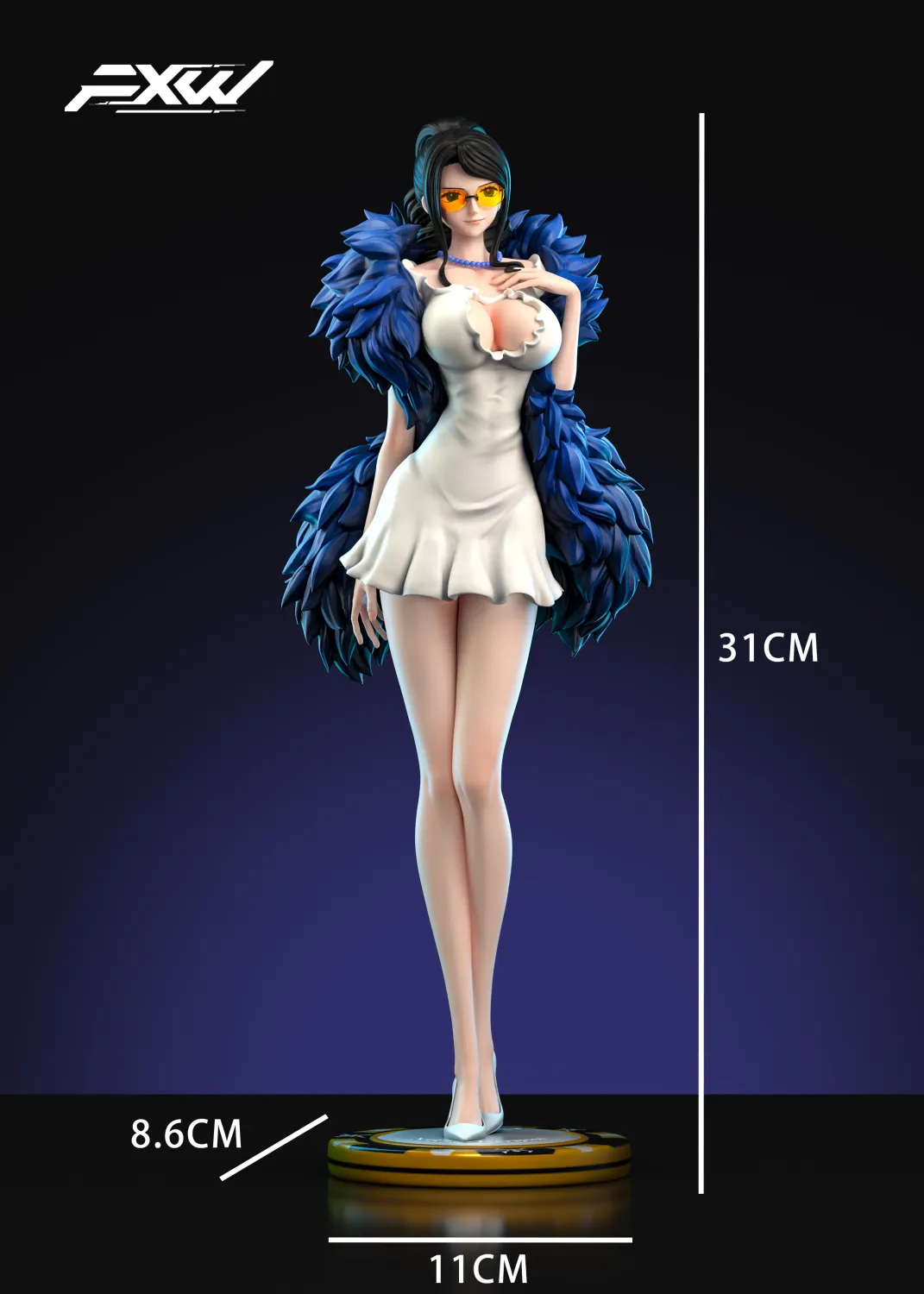 FXW Studio One Piece Nico Robin – GOLD Series – Resin Statue - Image 3
