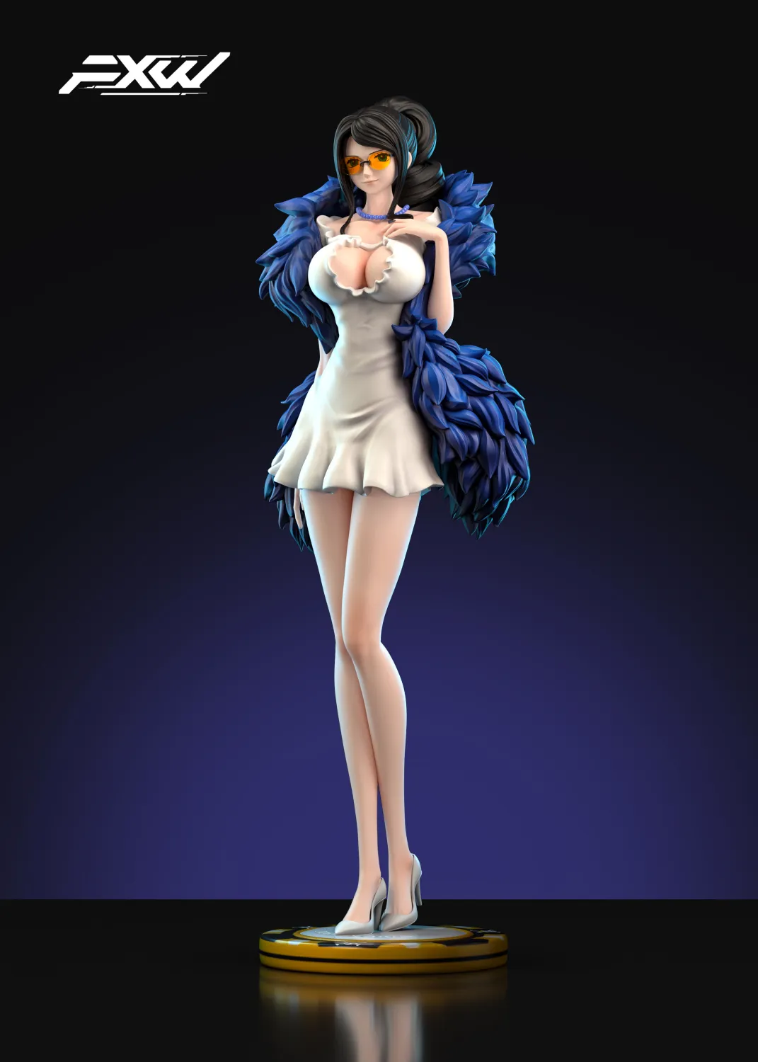 FXW Studio One Piece Nico Robin – GOLD Series – Resin Statue - Image 7