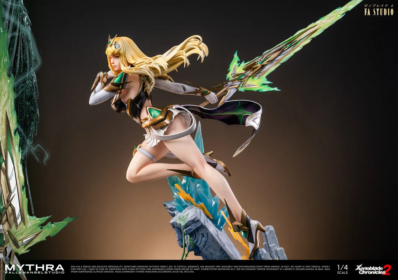 Fallen Angel Studio Xenoblade Chronicles 2 Mythra / Hikari – 1/4 Scale Statue - Image 5