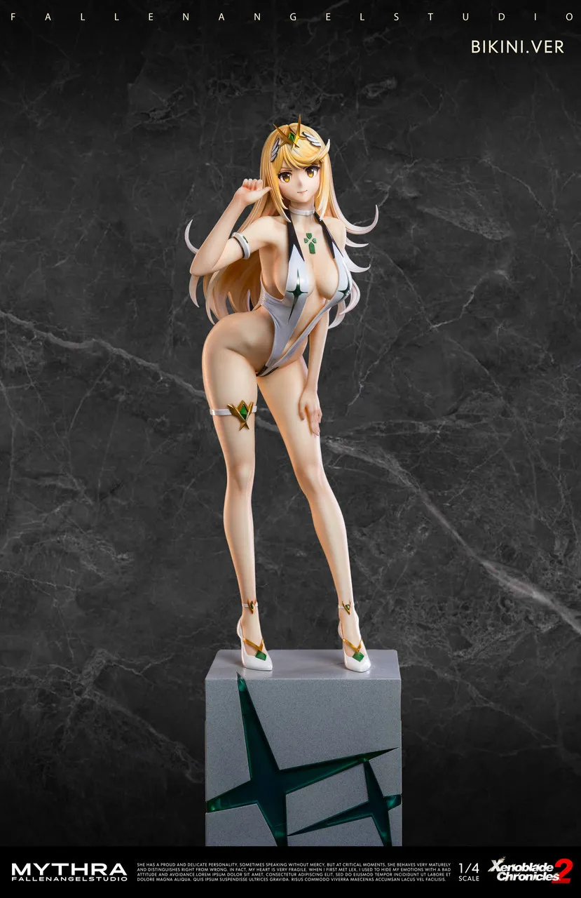 Fallen Angel Studio Xenoblade Chronicles 2 Mythra / Hikari – 1/4 Scale Statue - Image 7