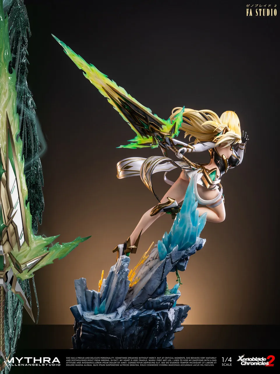 Fallen Angel Studio Xenoblade Chronicles 2 Mythra / Hikari – 1/4 Scale Statue - Image 8