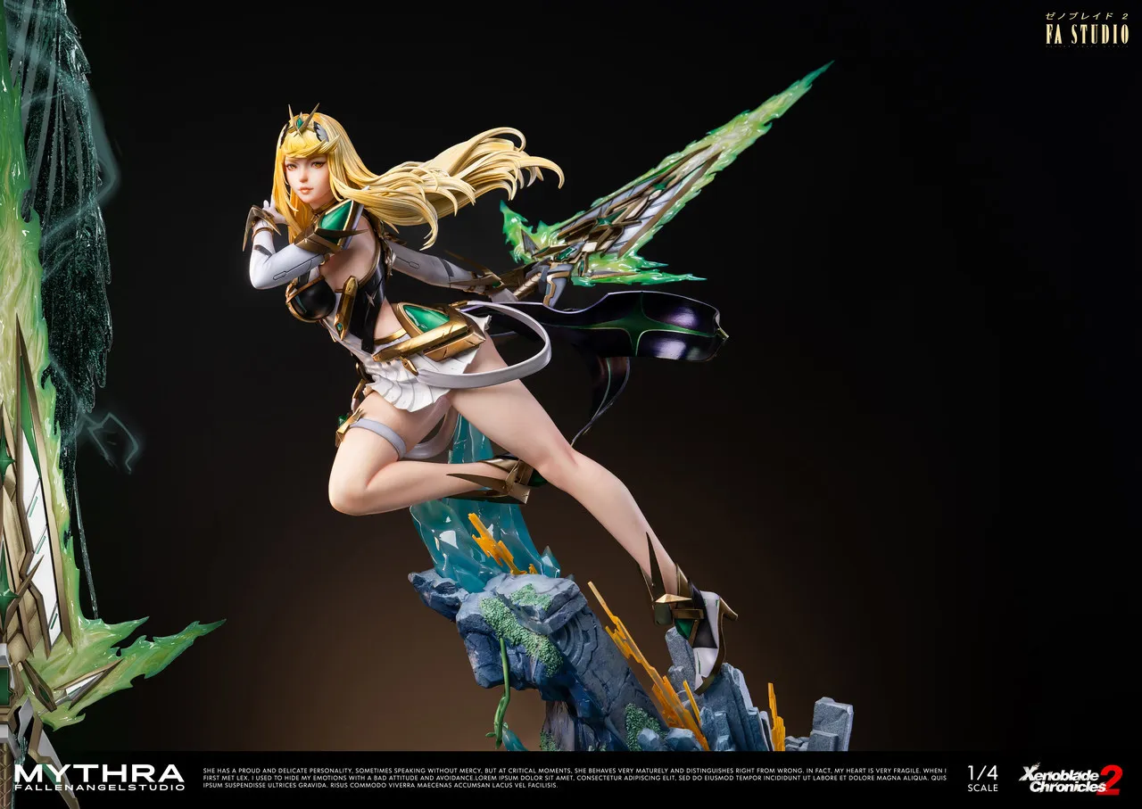 Fallen Angel Studio Xenoblade Chronicles 2 Mythra / Hikari – 1/4 Scale Statue - Image 9