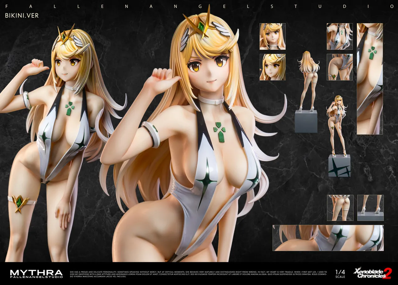 Fallen Angel Studio Xenoblade Chronicles 2 Mythra / Hikari – 1/4 Scale Statue - Image 17
