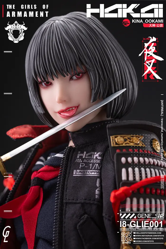 GHARLIERA Studio Original Kina Ookami & Rirua Ookami 16 Scale Licensed Collectible Figure