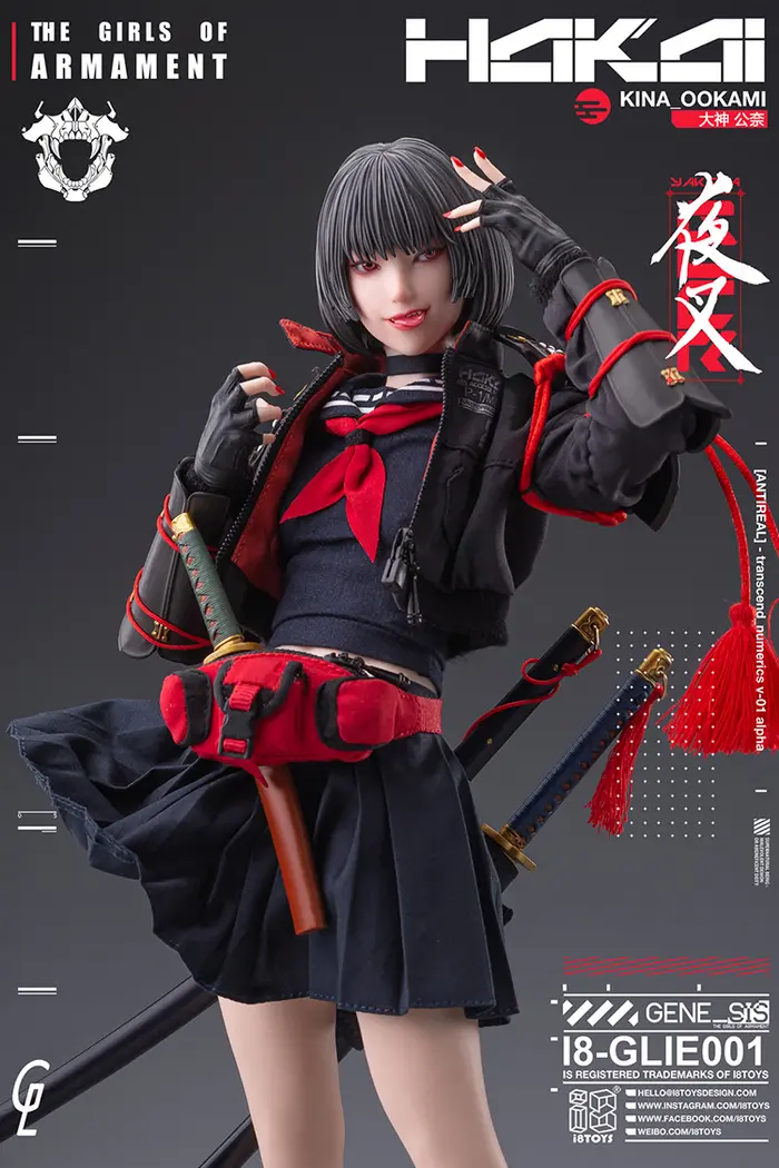 GHARLIERA Studio Original Kina Ookami & Rirua Ookami 1/6 Scale Licensed Collectible Figure