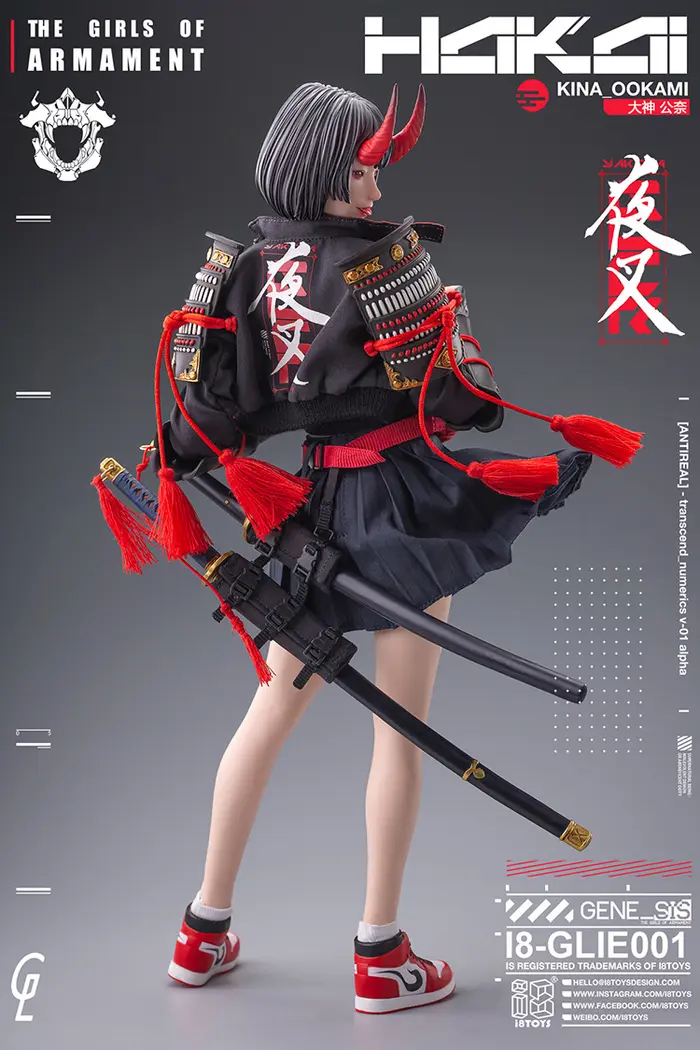 GHARLIERA Studio Original Kina Ookami & Rirua Ookami 1/6 Scale Licensed Collectible Figure