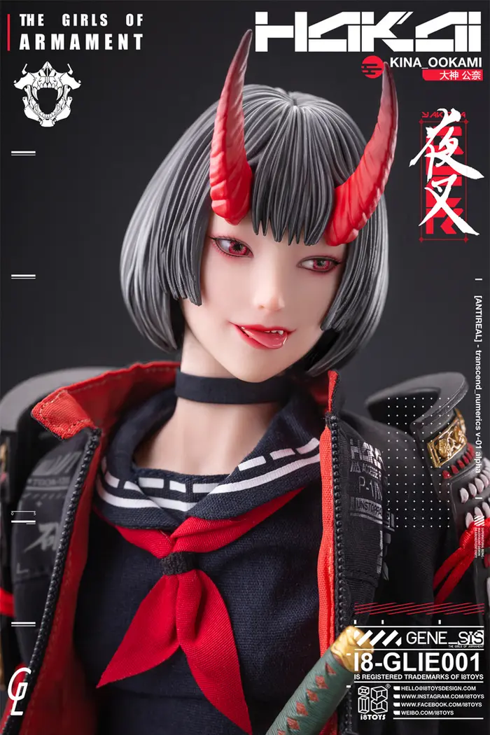 GHARLIERA Studio Original Kina Ookami & Rirua Ookami 1/6 Scale Licensed Collectible Figure