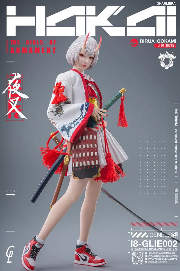 GHARLIERA Studio Original Kina Ookami & Rirua Ookami 1/6 Scale Licensed Collectible Figure