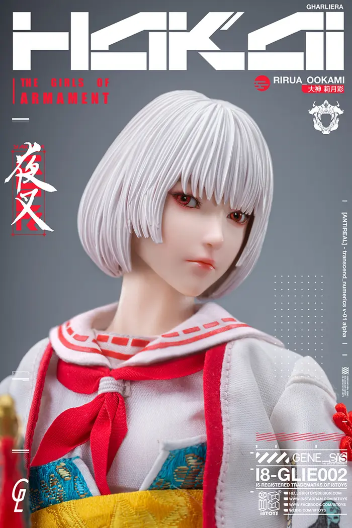 GHARLIERA Studio Original Kina Ookami & Rirua Ookami 1/6 Scale Licensed Collectible Figure