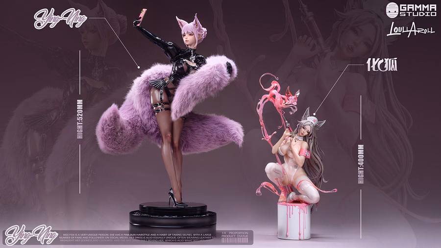 Gamma Studio x Loull Aroll Ying Ning – 1/4 Scale Polystone Statue - Image 5