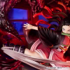 Good Smile Company Demon Slayer: Kimetsu no Yaiba Kamado Nezuko Mugen Train with LED Statue (Licensed)