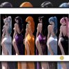 H2 Studio One Piece Yamato & Nico Robin & Nami & Boa Hancock & Nefeltari Vivi & Perona