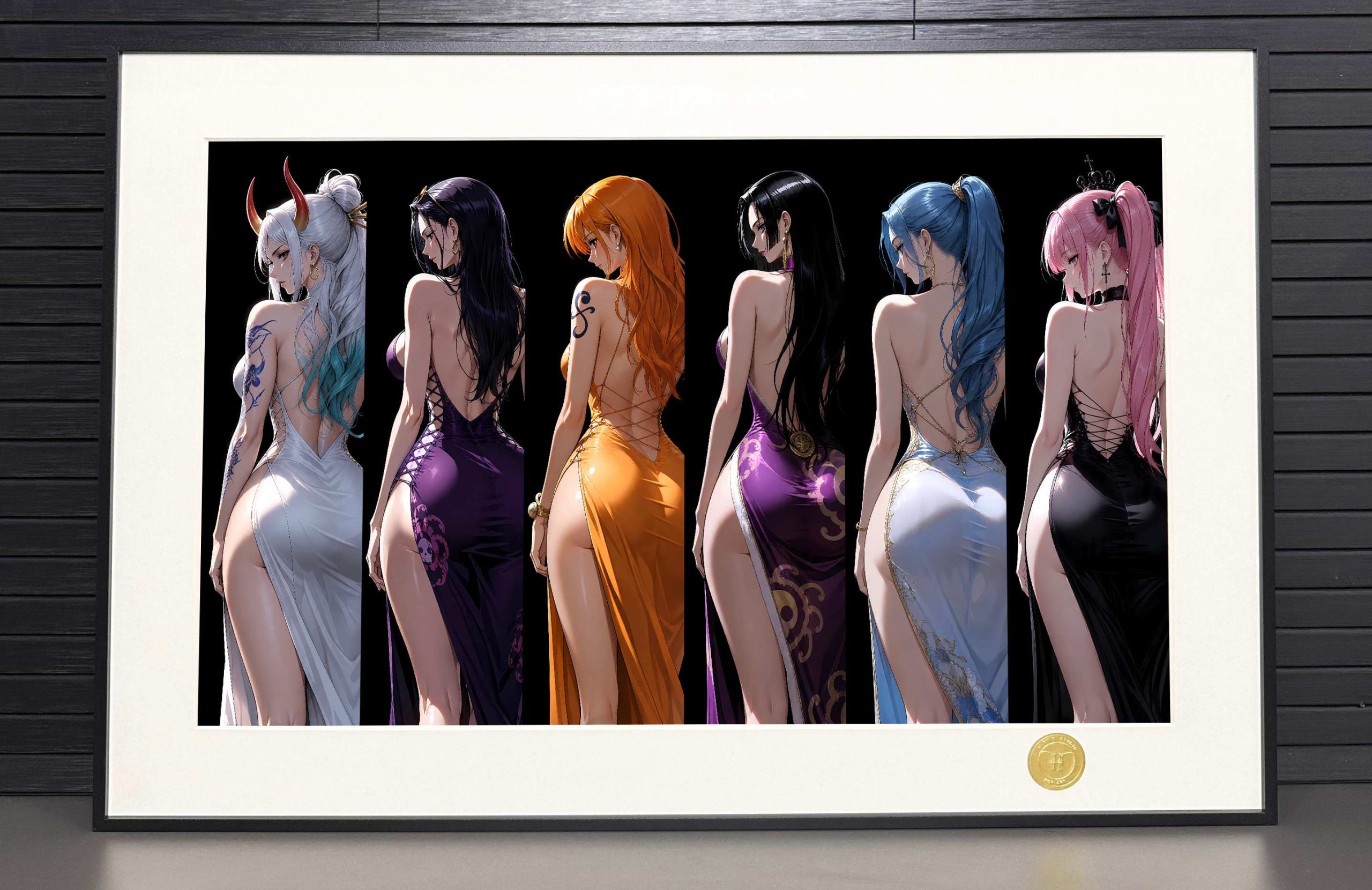 H2 Studio One Piece Yamato & Nico Robin & Nami & Boa Hancock & Nefeltari Vivi & Perona
