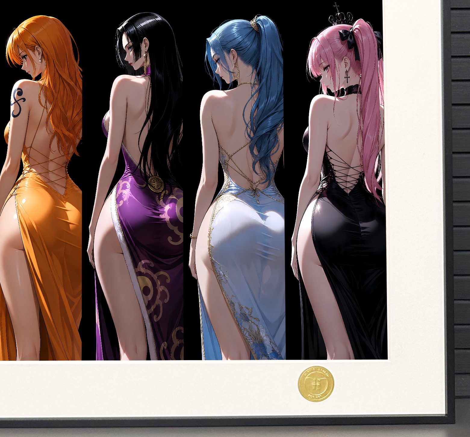 H2 Studio One Piece Yamato & Nico Robin & Nami & Boa Hancock & Nefeltari Vivi & Perona