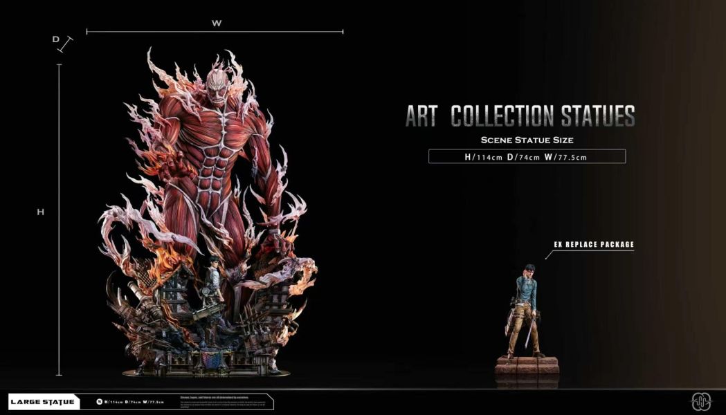 Hertz Studio Attack on Titan Bertholdt Hoover & Colossal Titan