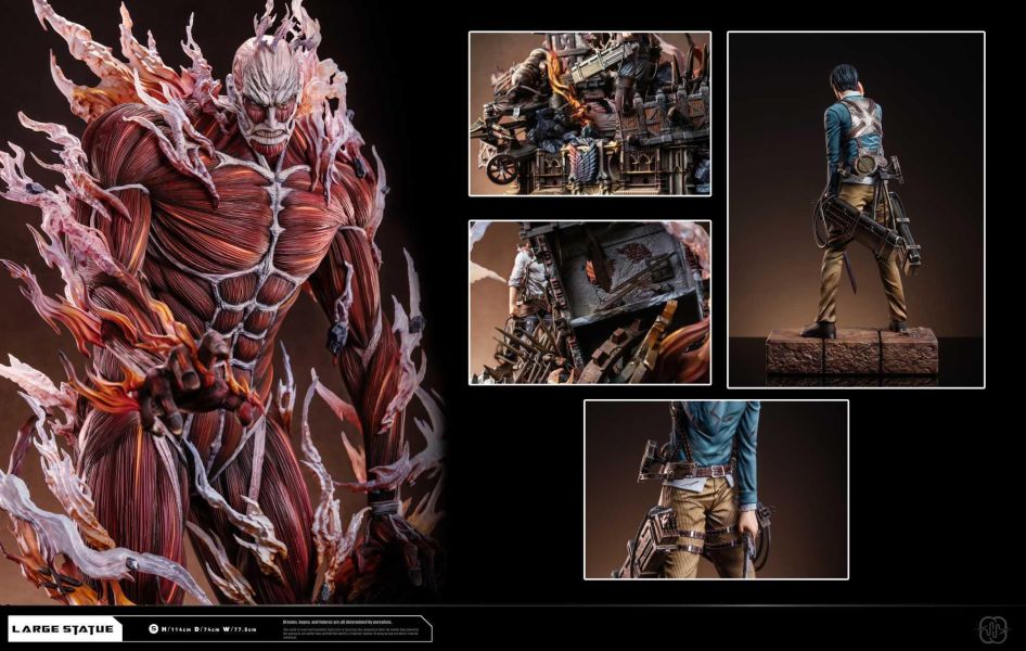 Hertz Studio Attack on Titan Bertholdt Hoover & Colossal Titan