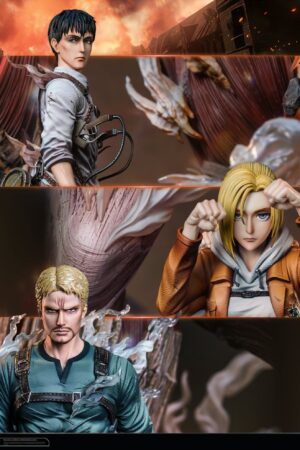 Hertz Studio   Attack on Titan   Bertolt Hoover, Annie Leonhart & Reiner Braun 