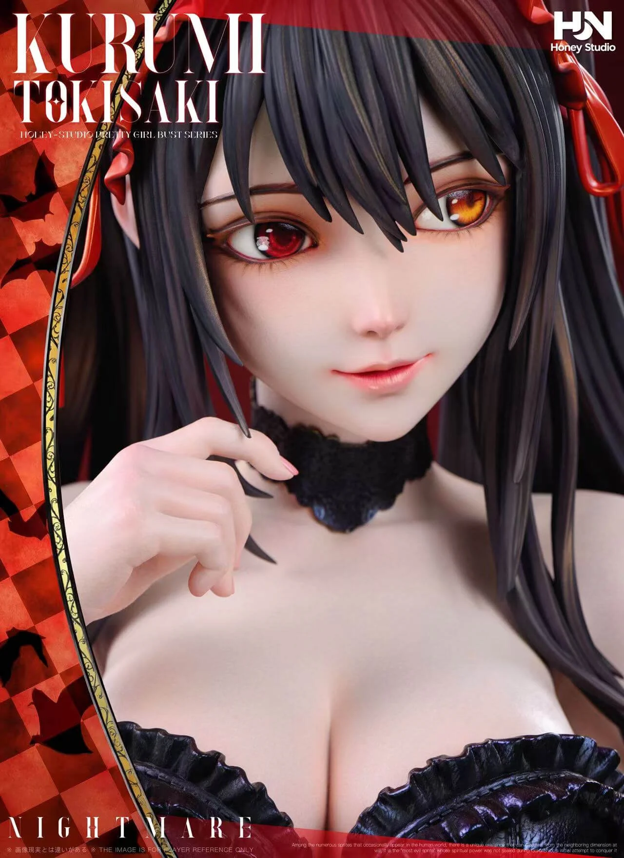 Honey Studio Kurumi Tokisaki Nightmare 1/1 Scale Bust Statue