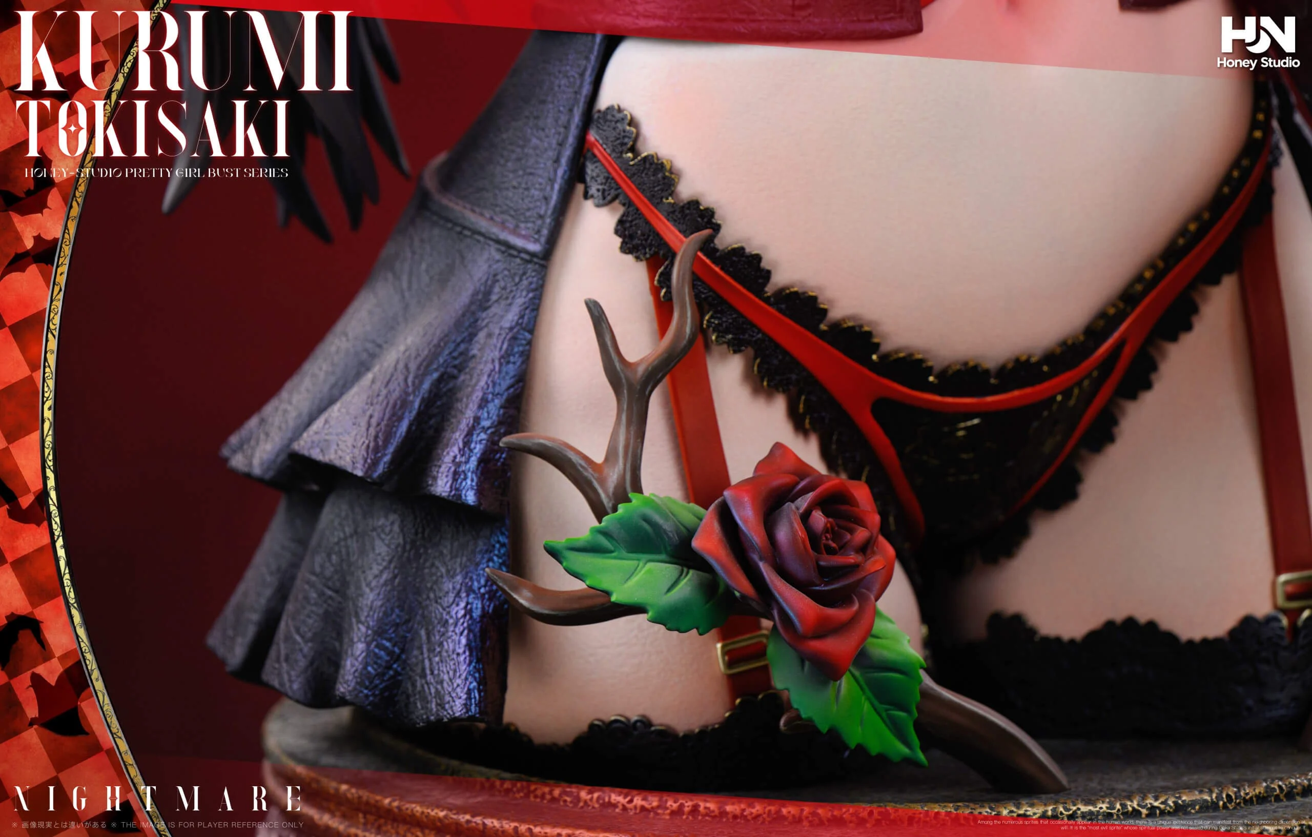 Honey Studio Kurumi Tokisaki Nightmare 1/1 Scale Bust Statue