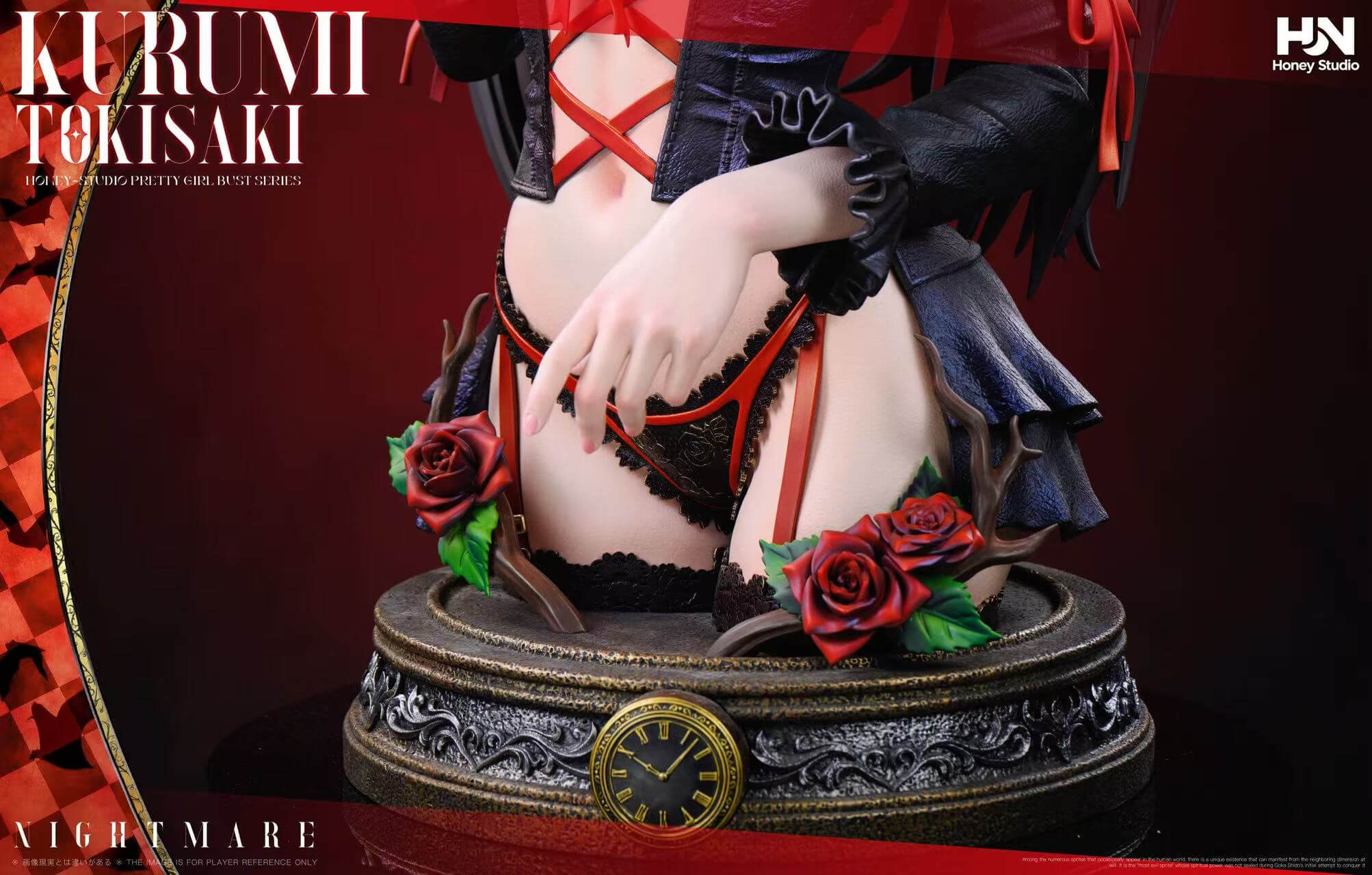 Honey Studio Kurumi Tokisaki Nightmare 1/1 Scale Bust Statue