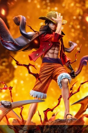 Huimeng Studio & MJ Manjiang Studio One Piece Luffy Haki Boy Resin Statue (Licensed)