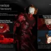 INART Studio IT: Welcome to Derry Pennywise Bloody Version 1/6 Figure (Licensed)