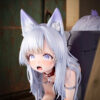 Insight Nikkan Shoujo Komachi – Kabeshiri Chibi Fox Girl – 15 Scale PVC Figure