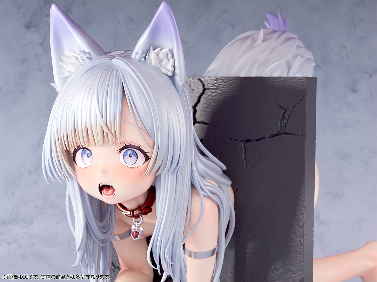 Insight Nikkan Shoujo Komachi – Kabeshiri Chibi Fox Girl – 1/5 Scale PVC Figure - Image 4