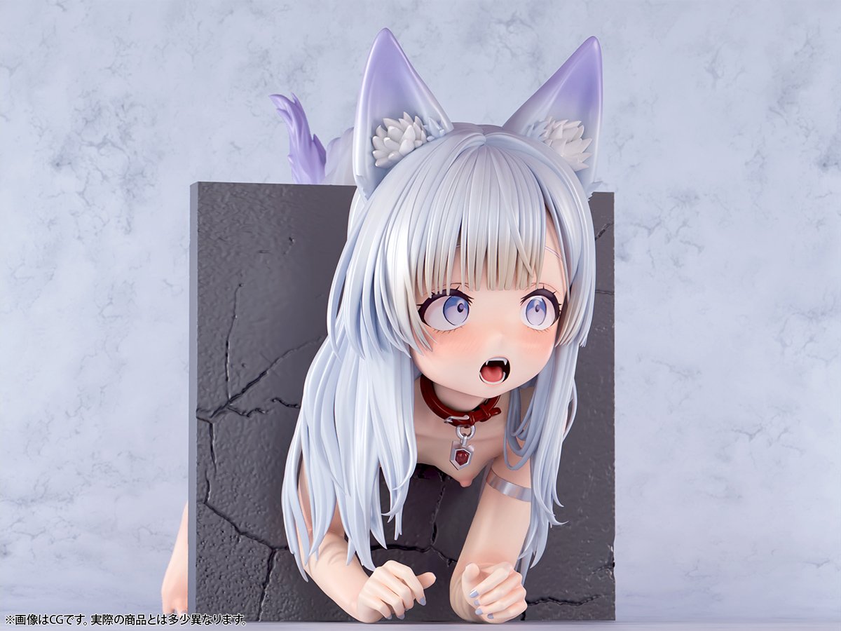 Insight Nikkan Shoujo Komachi – Kabeshiri Chibi Fox Girl – 1/5 Scale PVC Figure - Image 6