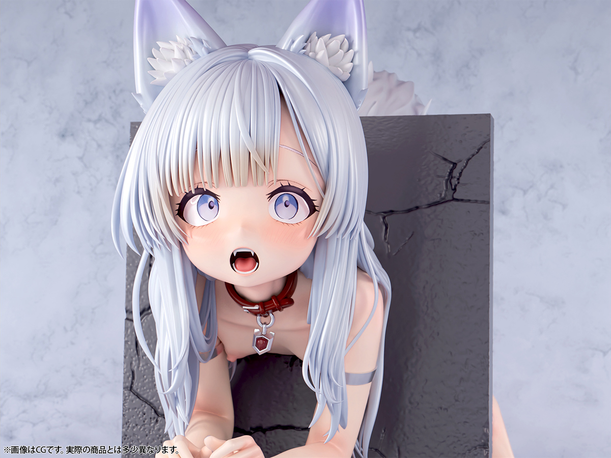 Insight Nikkan Shoujo Komachi – Kabeshiri Chibi Fox Girl – 1/5 Scale PVC Figure - Image 7