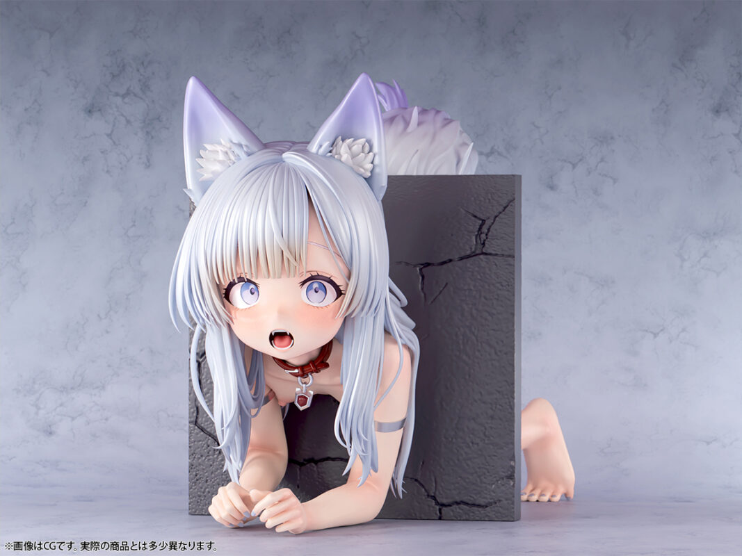 Insight Nikkan Shoujo Komachi – Kabeshiri Chibi Fox Girl – 15 Scale PVC Figure