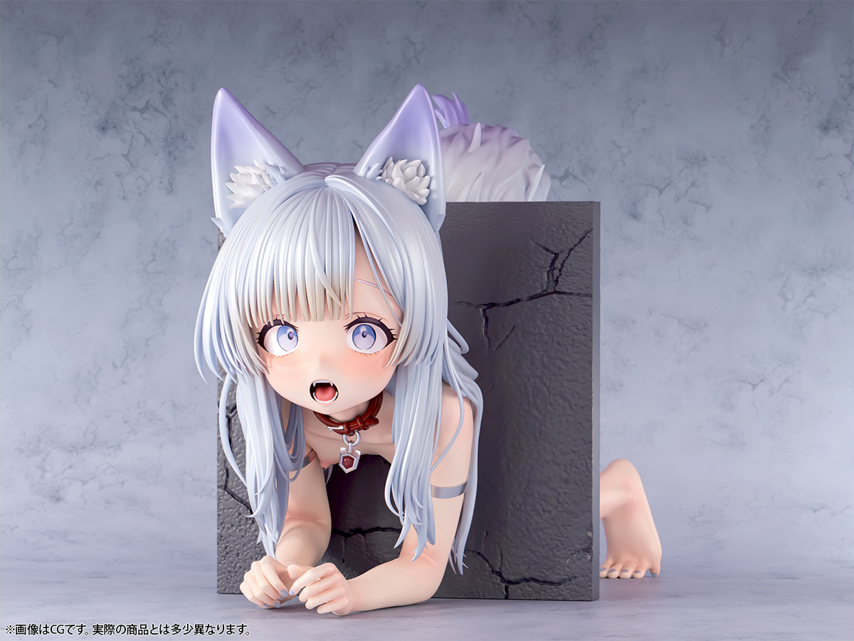 Insight Nikkan Shoujo Komachi – Kabeshiri Chibi Fox Girl – 15 Scale PVC Figure