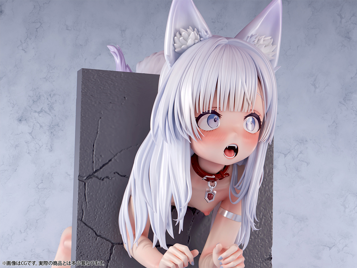 Insight Nikkan Shoujo Komachi – Kabeshiri Chibi Fox Girl – 1/5 Scale PVC Figure - Image 8