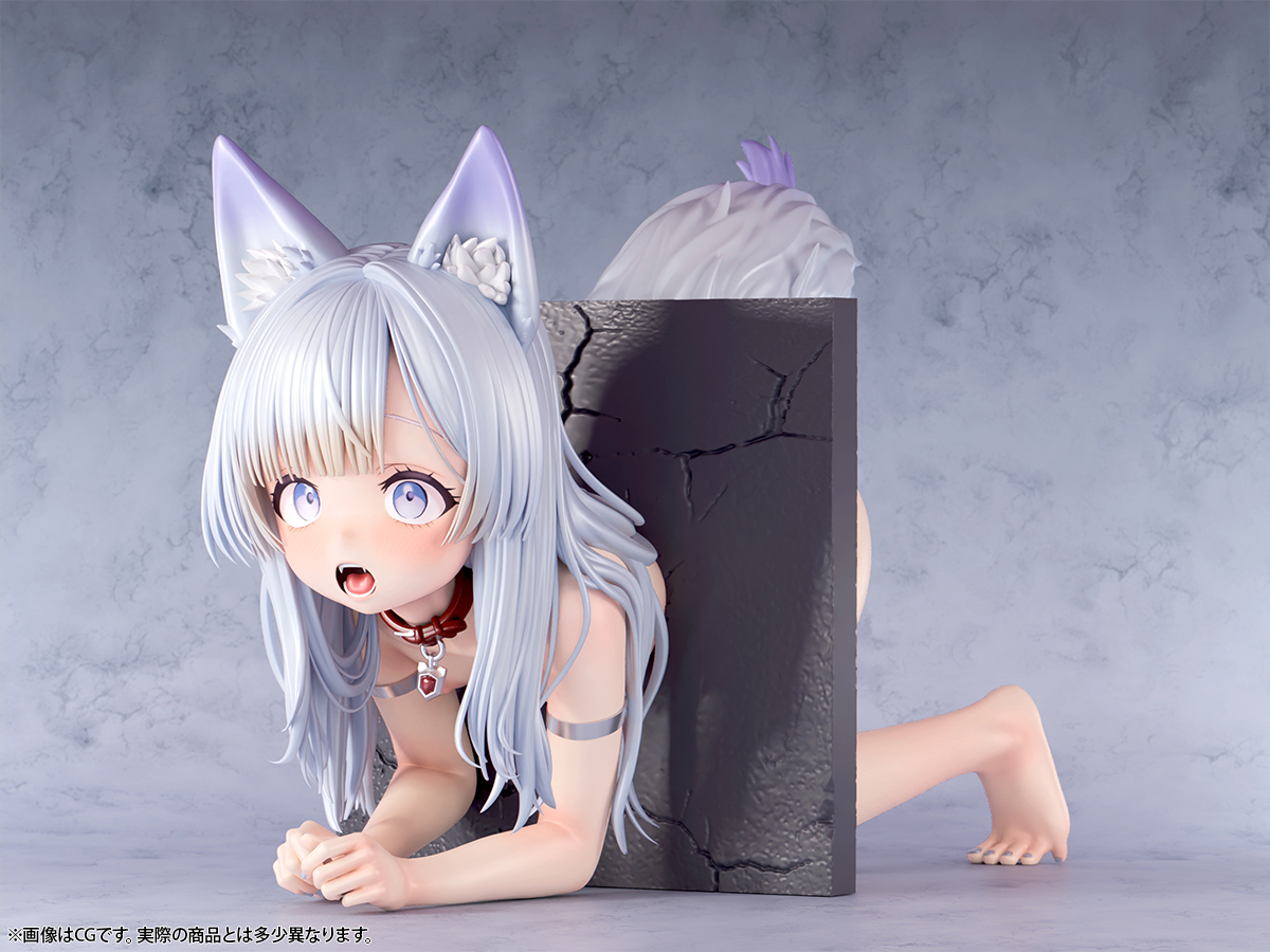Insight Nikkan Shoujo Komachi – Kabeshiri Chibi Fox Girl – 1/5 Scale PVC Figure - Image 11