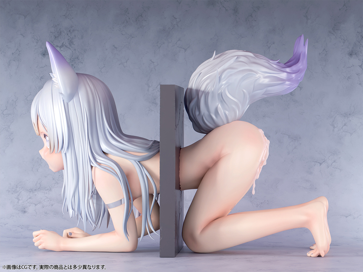 Insight Nikkan Shoujo Komachi – Kabeshiri Chibi Fox Girl – 1/5 Scale PVC Figure - Image 12