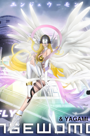JBS-FLY Digimon Angewomon & Kari Kamiya