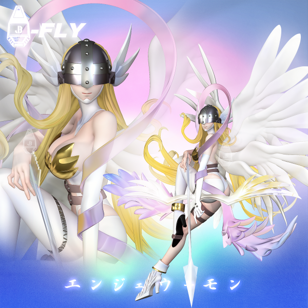 JBS-FLY Digimon Angewomon & Kari Kamiya