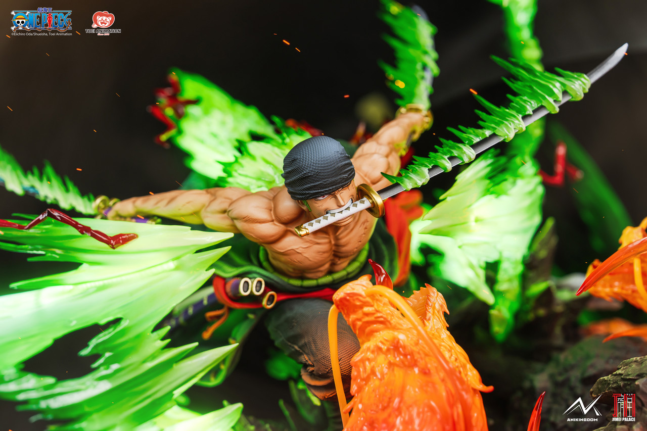 Jimei Palace One Piece – Roronoa Zoro VS King Statue