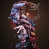 JuHun Create Studio Original Fox Princess Twin Flowers – 14 Scale Resin Statue