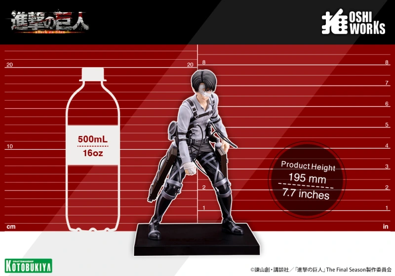 Kotobukiya Attack on Titan The Final Season Levi Ackerman