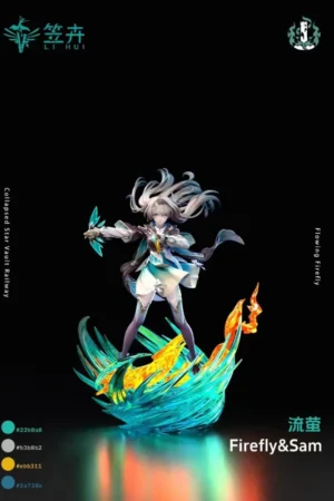 LI HUI Studio   Honkai Star Rail   Firefly & SAM – 16 Scale Resin Statue