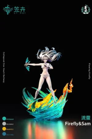 Alternative view of LI HUI Studio   Honkai: Star Rail   Firefly & SAM – 1/6 Scale Resin Statue