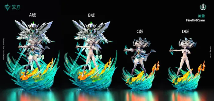 LI HUI Studio Honkai: Star Rail Firefly & SAM – 1/6 Scale Resin Statue - Image 4