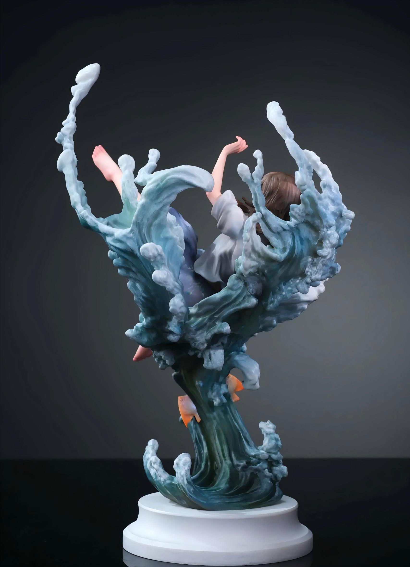 LOST17 Studio Original Blue Souls Kit White Mold Unpainted PU Resin Figure