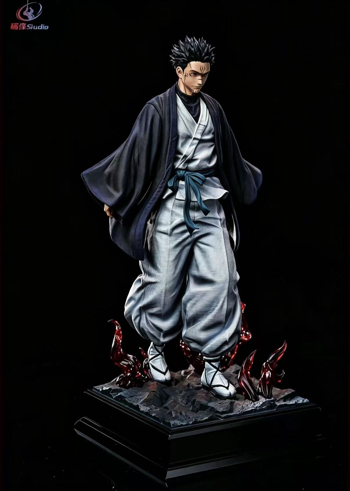 LiXiang Studio Jujutsu Kaisen Ryomen Sukuna Black Robe Version 1/6 Scale Collectible Figure - Image 7
