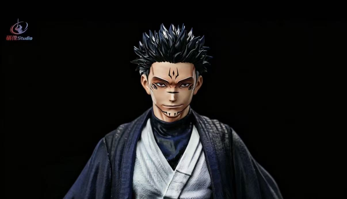 LiXiang Studio Jujutsu Kaisen Ryomen Sukuna Black Robe Version 1/6 Scale Collectible Figure - Image 9