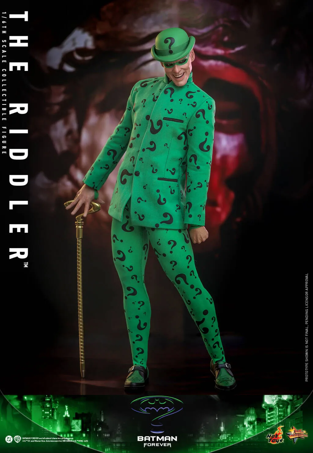 Hot Toys The Riddler MMS926 – Batman Forever 1/6 Scale Licensed Collectible