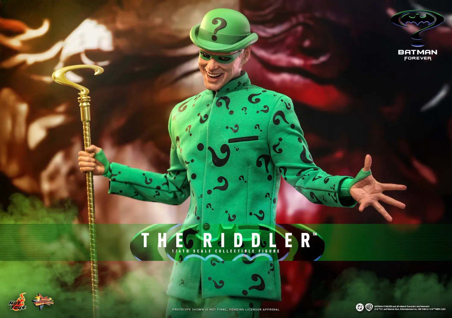 Hot Toys The Riddler MMS926 – Batman Forever 1/6 Scale Licensed Collectible