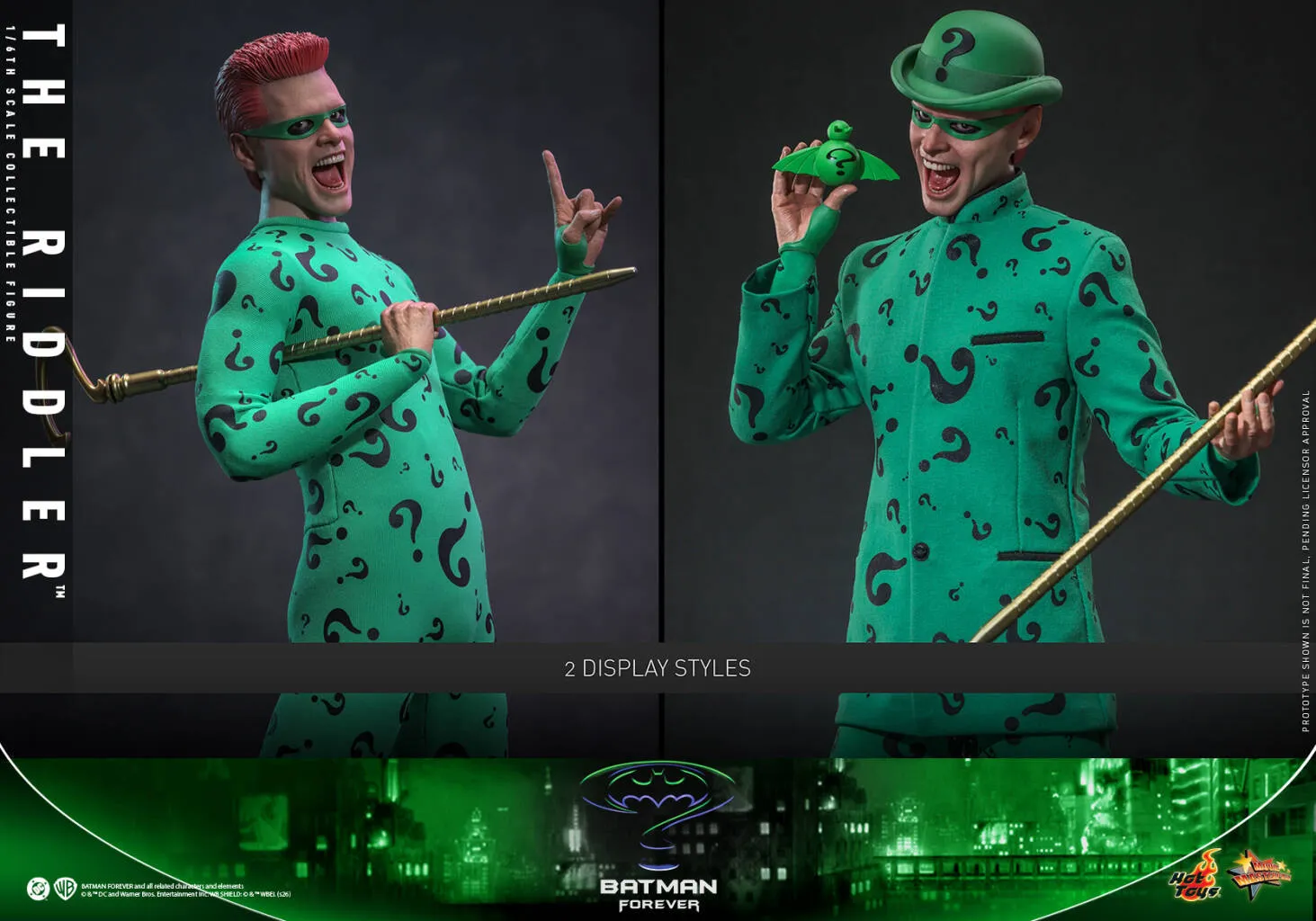 Hot Toys The Riddler MMS926 – Batman Forever 1/6 Scale Licensed Collectible