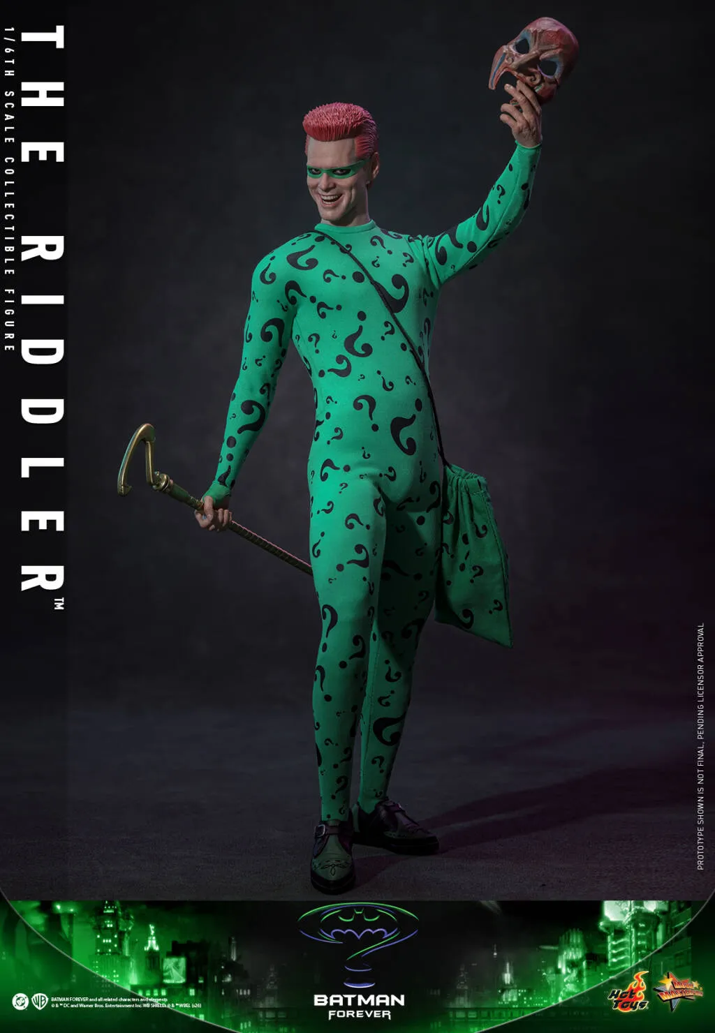 Hot Toys The Riddler MMS926 – Batman Forever 1/6 Scale Licensed Collectible